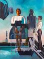 Rayk Goetze: Kunde, 2019, Öl, Acryl auf Leinwand, 200 x 150 cm 

